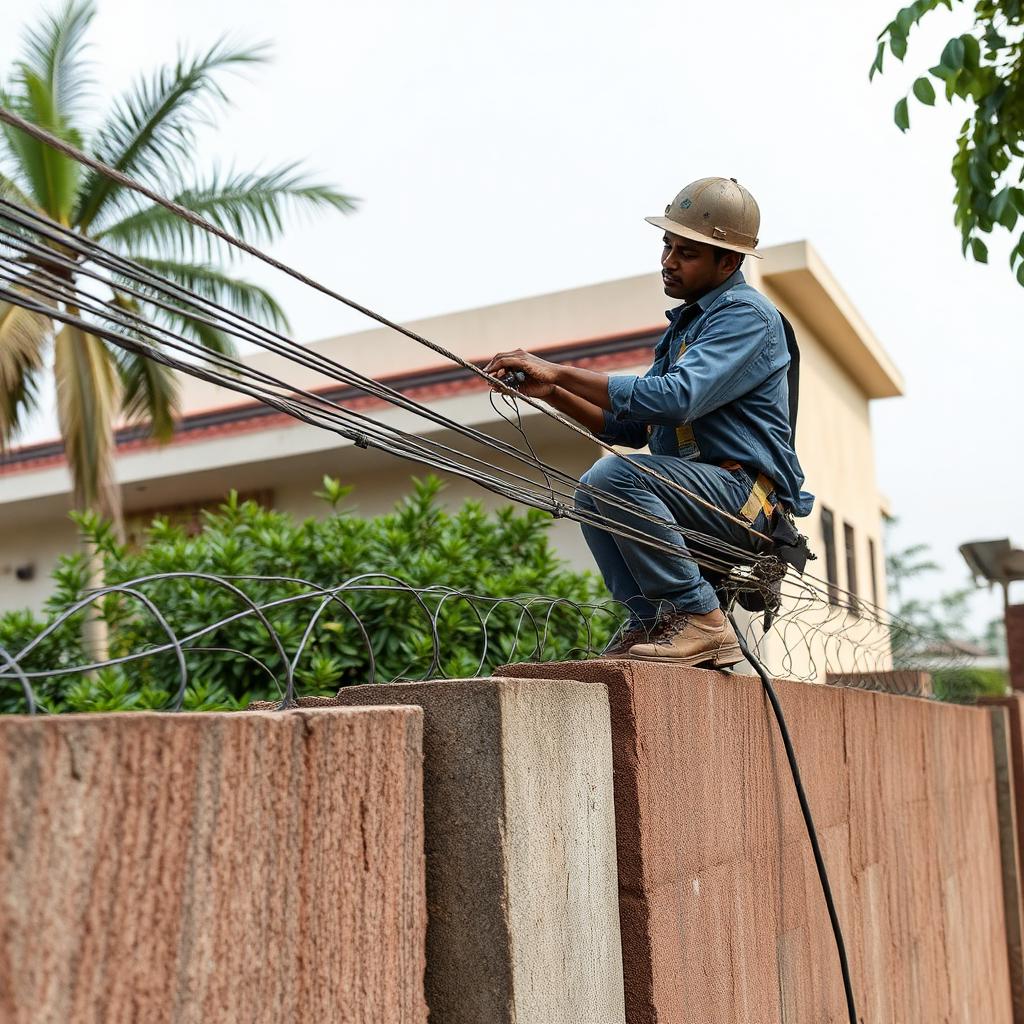 Electric Fence Installation service in a Bengaluru home