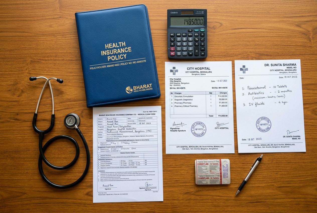 Health Insurance service in a Bengaluru home