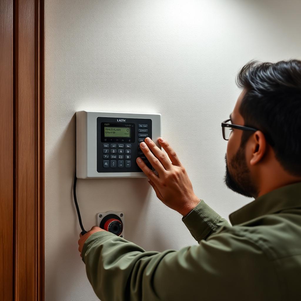 Intruder Alarm Installation service in a Bengaluru home