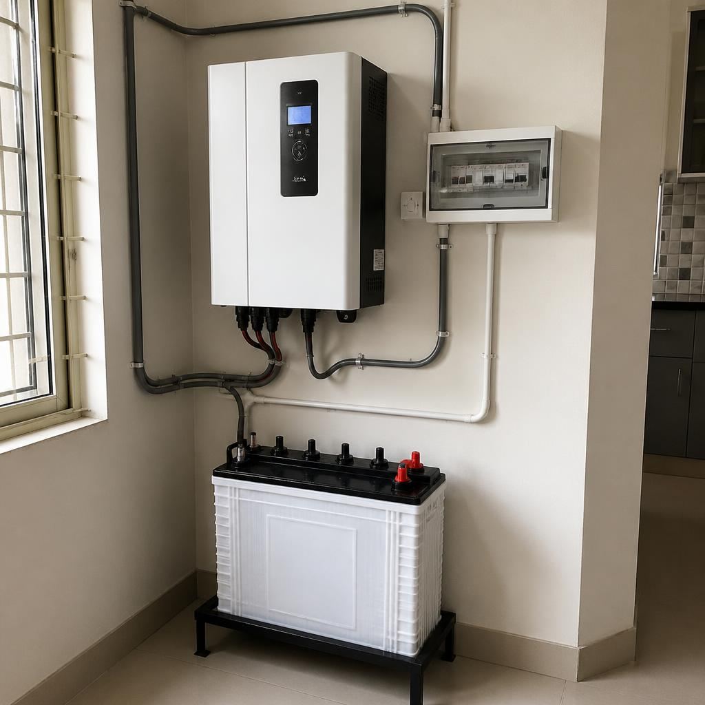 Inverter Installation service in a Bengaluru home
