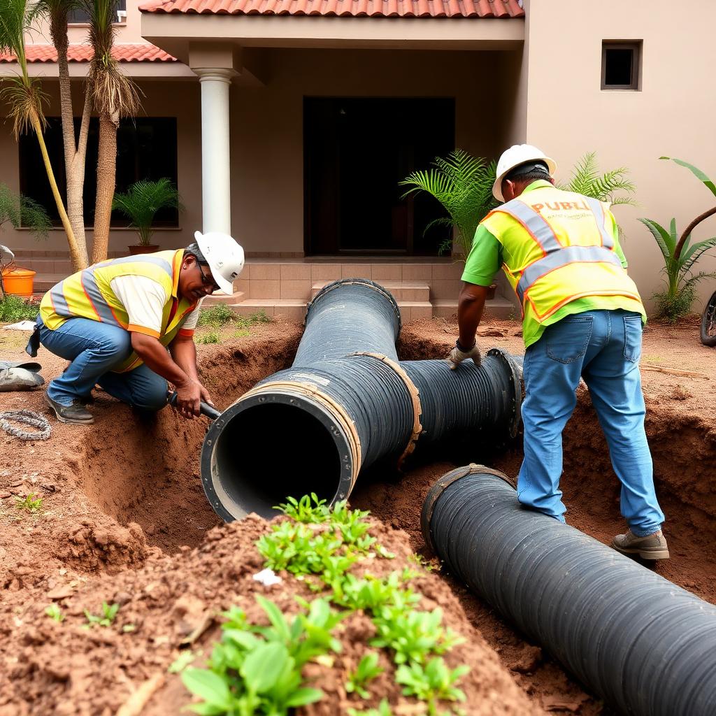 Sewage Line Works service in a Bengaluru home